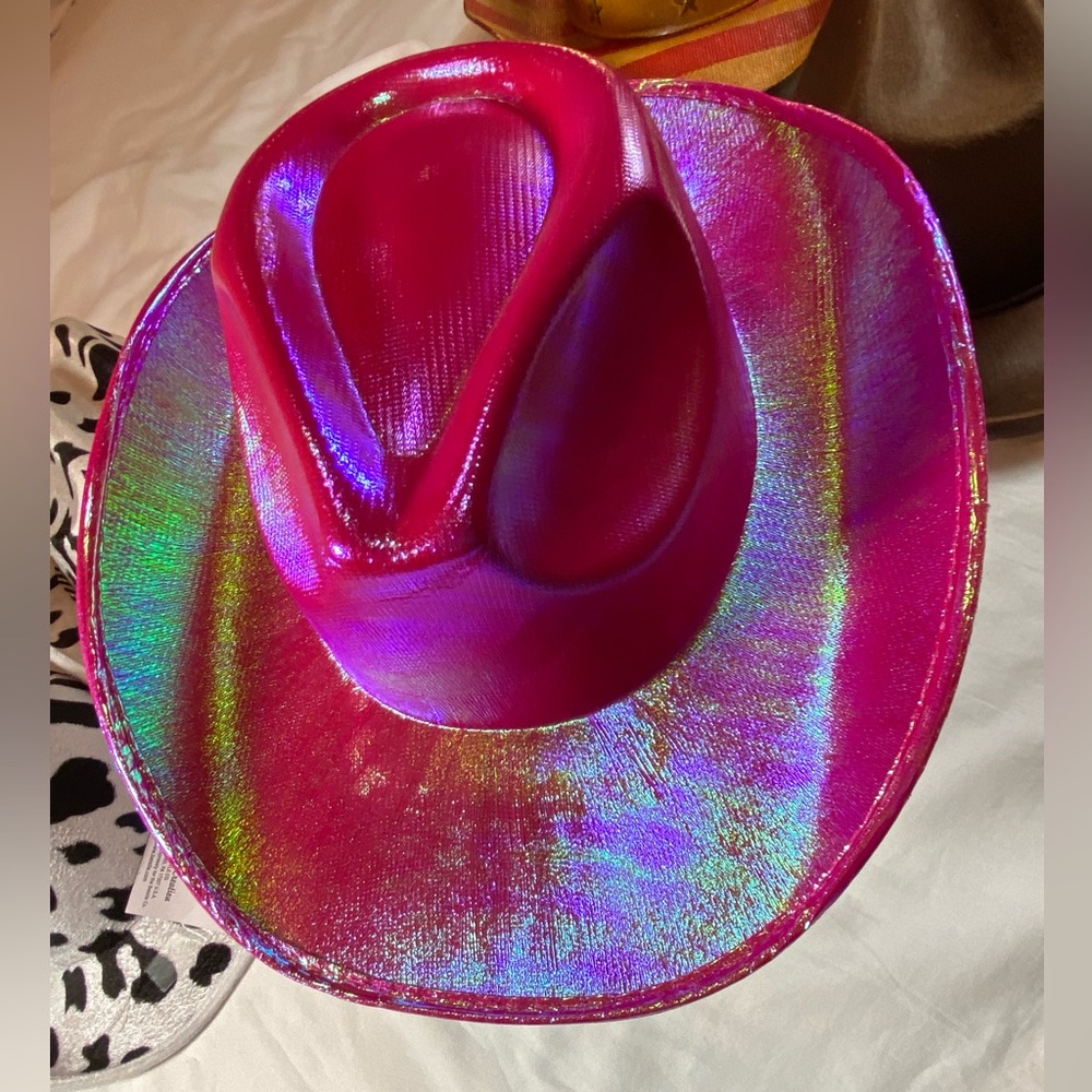 Colorful Cowboy Hat Collection for parties 6 total - Picture 5 of 11